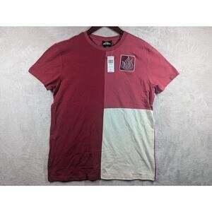 Avatar: The Last Airbender Fire Nation Dark Red Firebender T-Shirt S Color Block